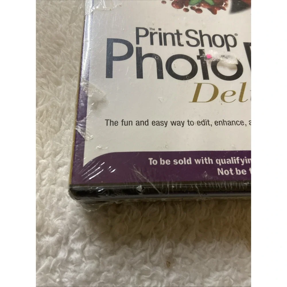 Print Shop Photo Pro Deluxe PC CDROM 2000 Digital Imaging Ver. 2 NIP Sealed New